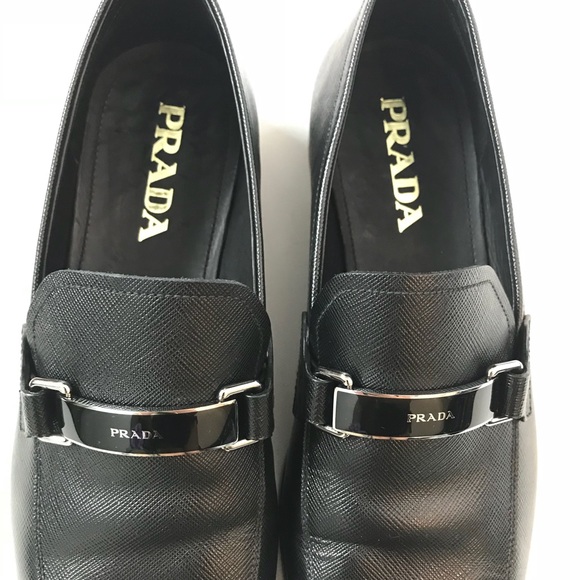 NEW Prada Men Saffiano Leather SlipOn Dress Loafer - Picture 4 of 8